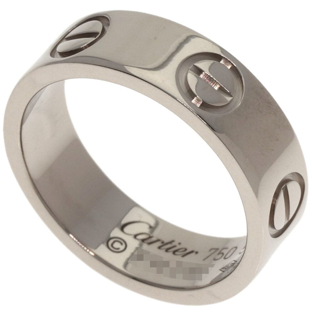 CARTIER Authentic 18k Silver Love Ring #50